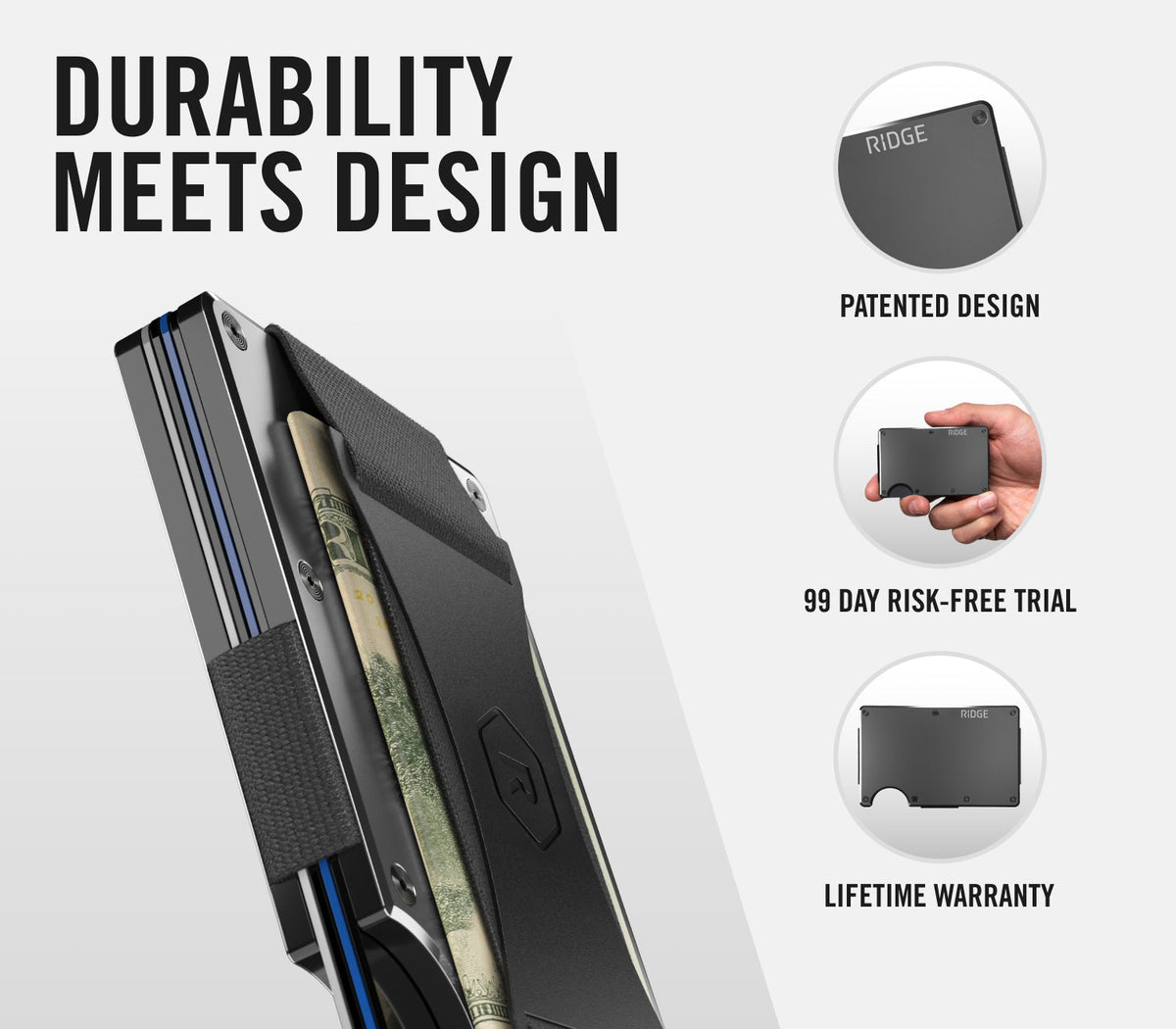 Ridge Wallet - Monaco White