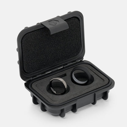4mm Rounded Ring Set - Gunmetal