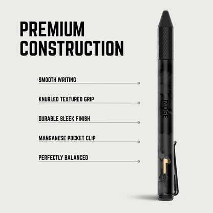 Ridge Bolt Action Pen - Brass