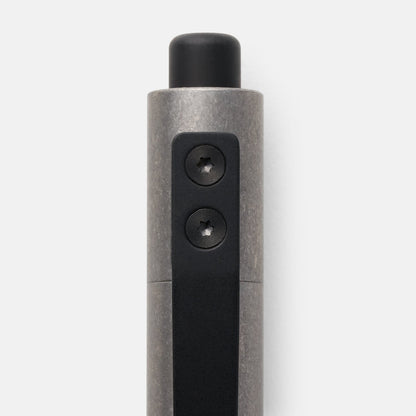 Ridge Click Pen - Stonewashed Titanium