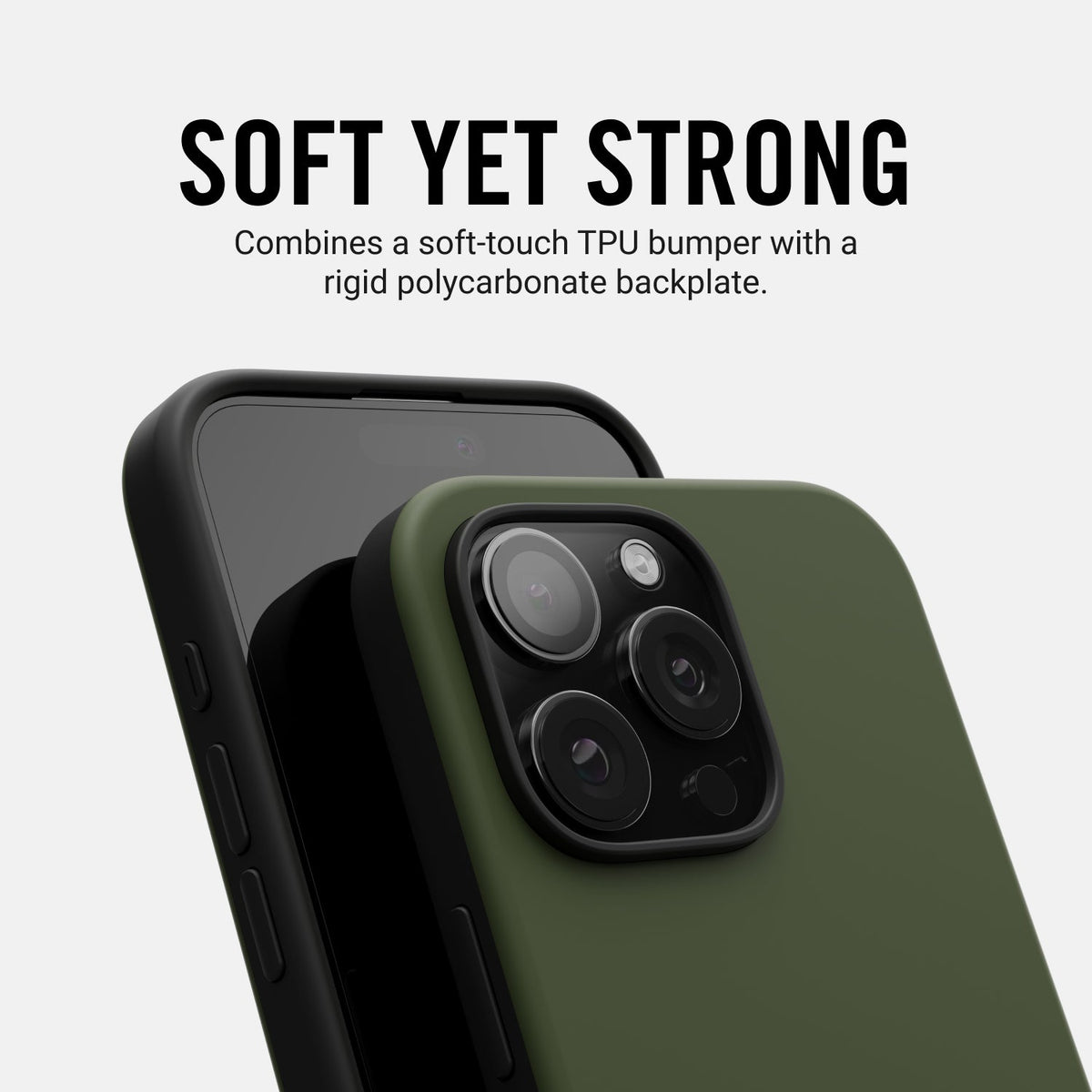 Ridge Phone Case - Matte Olive - iPhone 16 Pro Max